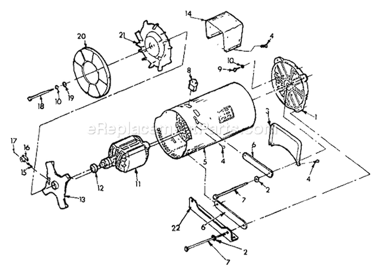 Page C Diagram and Parts List for 9185-0 T4000 Briggs and Stratton Generator